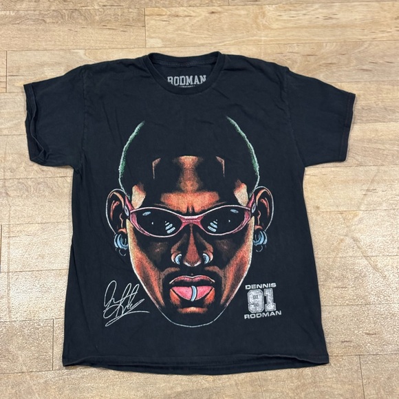 Rodman Other - Rodman Las Vegas Shades T Shirts Black Graphic Dennis Rodman Size Medium